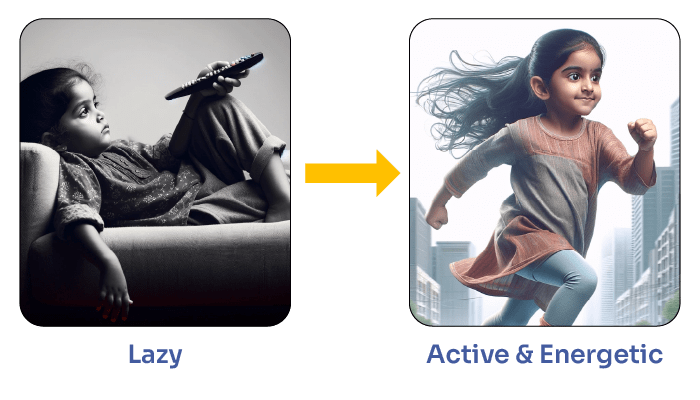 Lazy - Active & Energetic